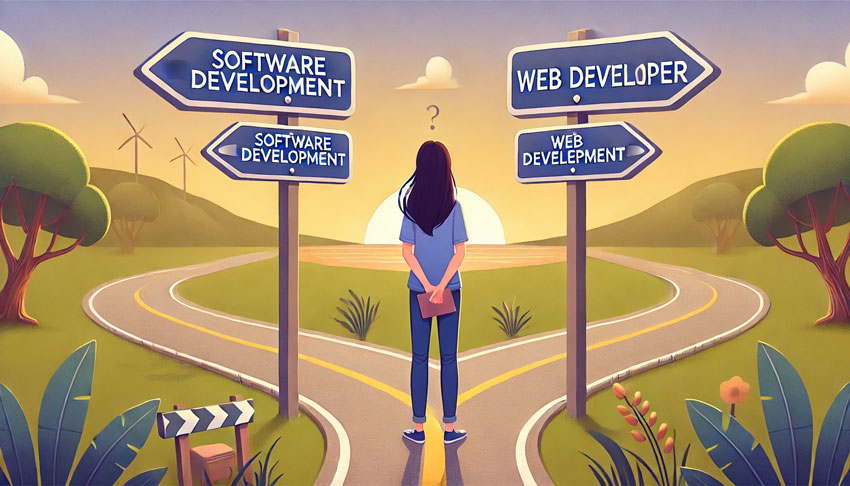 software development vs web development